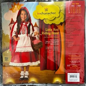 Little red riding hood girls halloween costume